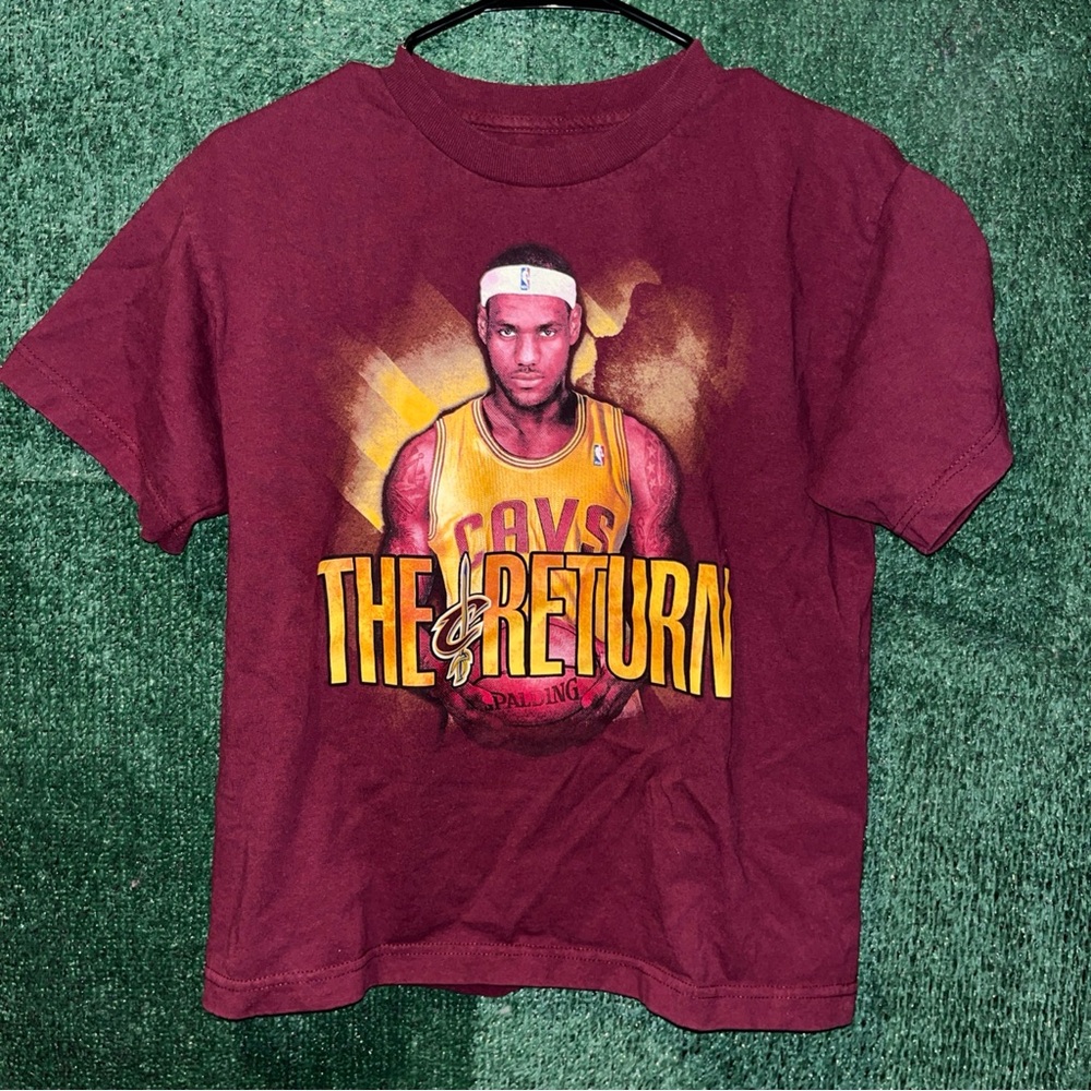 Cleveland Cavaliers CAVS Lebron James The Return Shirt YOUTH L NBA